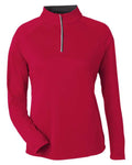 CORE365 Women's Origin Performance Pique Quarter-Zip Pullover-1