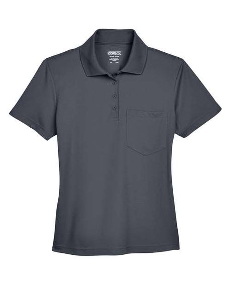 CORE365 Women's Origin Performance Piqué Polo with Pocket-1