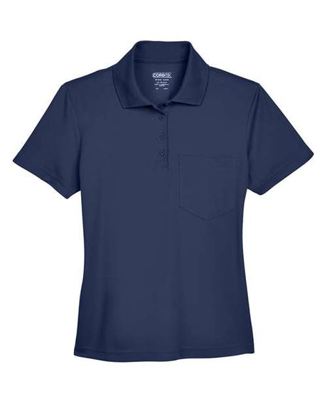CORE365 Women's Origin Performance Piqué Polo with Pocket-1