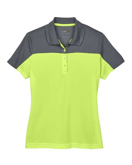 CORE365 Women's Balance Colorblock Performance Piqué Polo-1