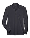 CORE365 Men's Pinnacle Performance Long Sleeve Piqué Polo with Pocket-1