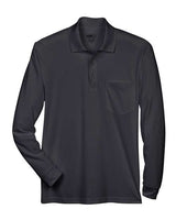 CORE365 Men's Pinnacle Performance Long Sleeve Piqué Polo with Pocket-1