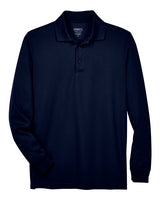 CORE365 Men's Tall Pinnacle Performance Long Sleeve Piqué Polo-1