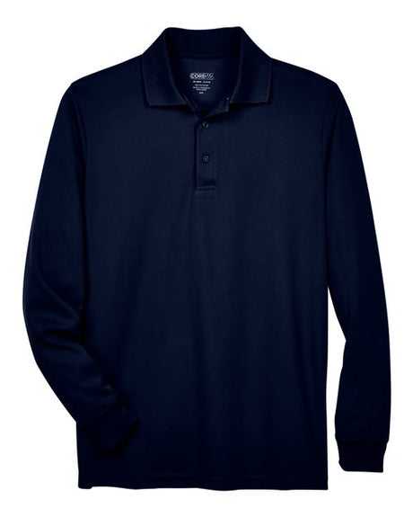 CORE365 Men's Tall Pinnacle Performance Long Sleeve Piqué Polo-1