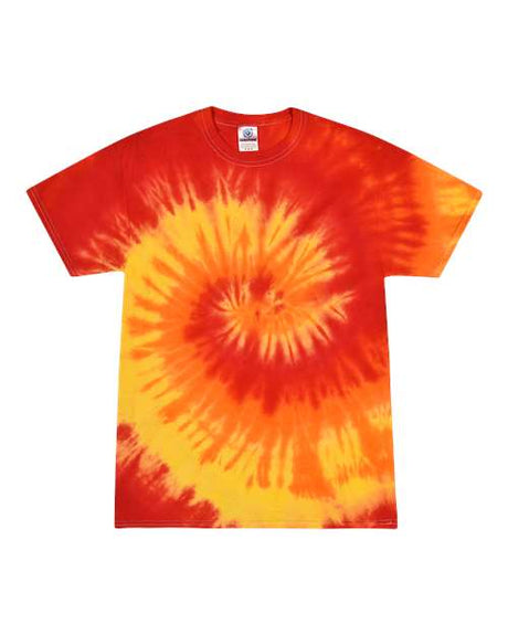 Colortone Men's Multi-Color Tie-Dyed T-Shirt
