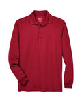 CORE365 Men's Pinnacle Performance Long Sleeve Piqué Polo-1