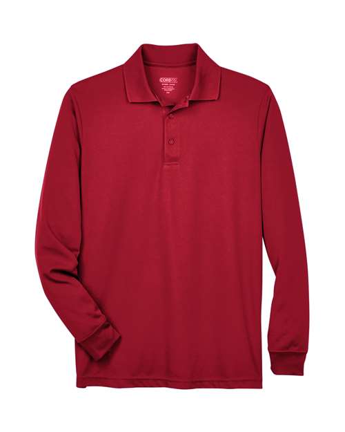 CORE365 Men's Pinnacle Performance Long Sleeve Piqué Polo-1