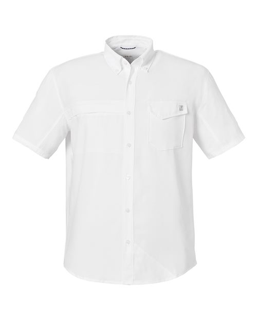 HUK Men's Tide Point Short Sleeve Shirt-1