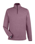 CORE365 Men's Venture Heathered Stripe Quarter-Zip Pullover-1
