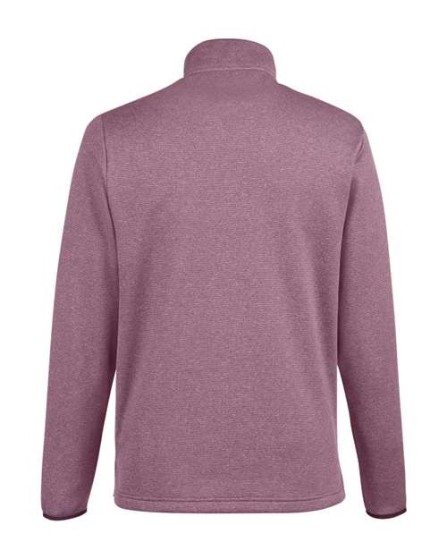 CORE365 Men's Venture Heathered Stripe Quarter-Zip Pullover-2