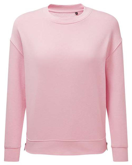 TriDri Women's Billie Side-Zip Crewneck Sweatshirt