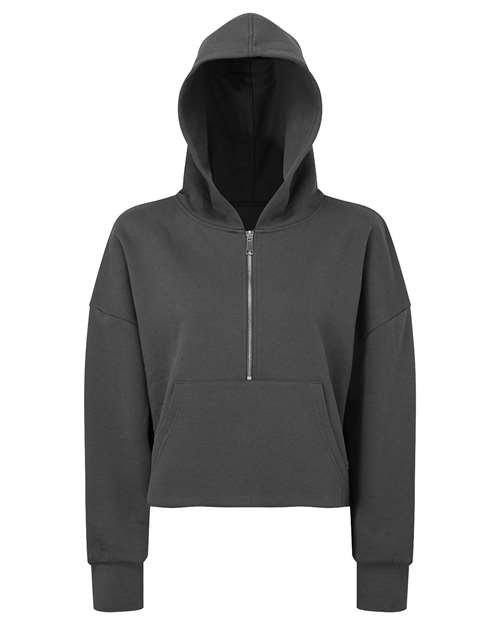 TriDri Women's Alice Half-Zip Hooded Sweatshirt