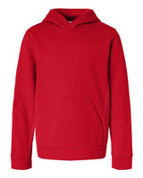 Team 365 Youth Squad Hooded Tech Fleece Pullover-1