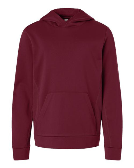 Team 365 Youth Squad Hooded Tech Fleece Pullover-1