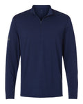 adidas Men's Textured Stripe Quarter-Zip Pullover-1