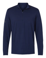 adidas Men's Textured Stripe Quarter-Zip Pullover-1