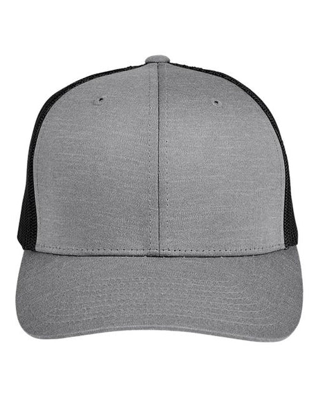 Team 365 Zone Sonic Heather Trucker Cap by Yupoong-1