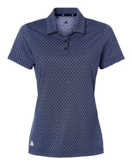 adidas Women's 4-Way Stretch Printed Polo-1