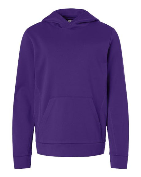 Team 365 Youth Squad Hooded Tech Fleece Pullover-1