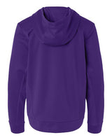 Team 365 Youth Squad Hooded Tech Fleece Pullover-2