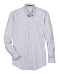 Devon & Jones Men's Crown Collection Banker Stripe Woven Dress Shirt-1
