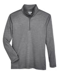 Team 365 Youth Zone Sonic Heather Performance Quarter-Zip Pullover-1