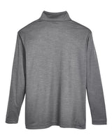 Team 365 Youth Zone Sonic Heather Performance Quarter-Zip Pullover-2