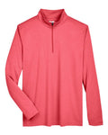 Team 365 Men's Zone Sonic Heather Performance Quarter-Zip Pullover-1