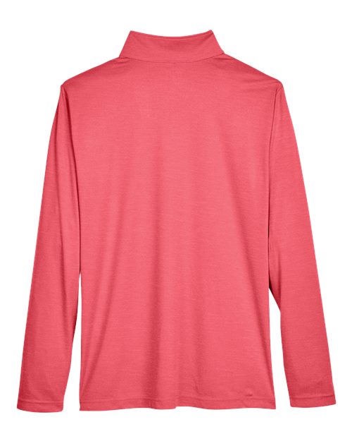 Team 365 Men's Zone Sonic Heather Performance Quarter-Zip Pullover-2