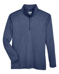 Team 365 Youth Zone Sonic Heather Performance Quarter-Zip Pullover-1