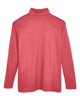 Team 365 Youth Zone Sonic Heather Performance Quarter-Zip Pullover-2