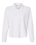 adidas Women's Beyond Long Sleeve Loose Polo-1