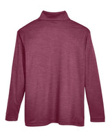 Team 365 Youth Zone Sonic Heather Performance Quarter-Zip Pullover-2