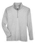 Team 365 Youth Zone Sonic Heather Performance Quarter-Zip Pullover-1