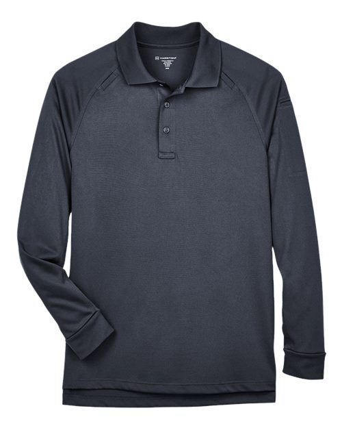 Harriton Men's Advantage Long Sleeve Tactical Polo-1