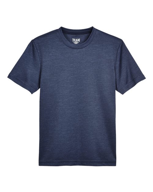 Team 365 Youth Sonic Heather Performance T-Shirt-1