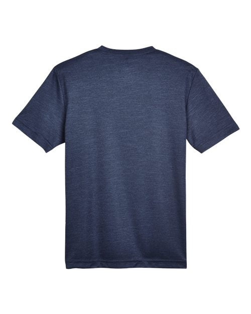 Team 365 Youth Sonic Heather Performance T-Shirt-2