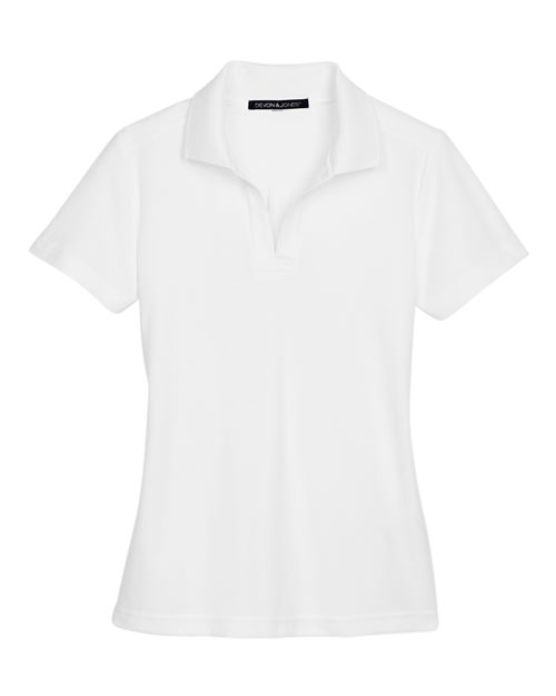 Devon & Jones Women's CrownLux Performance Plaited Polo-1
