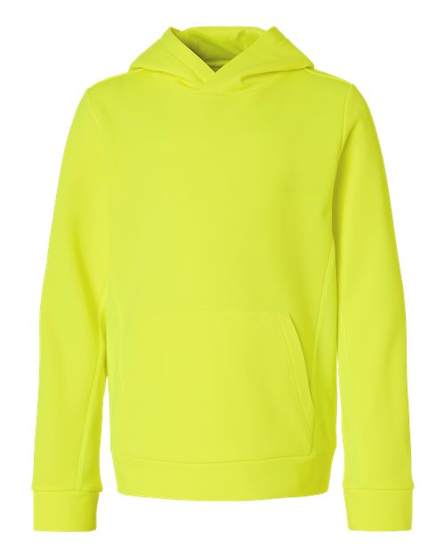 Team 365 Youth Squad Hooded Tech Fleece Pullover-1