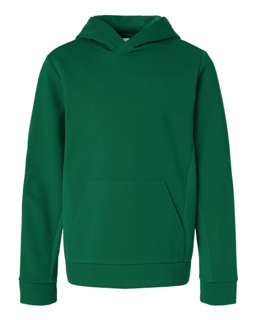 Team 365 Youth Squad Hooded Tech Fleece Pullover-1