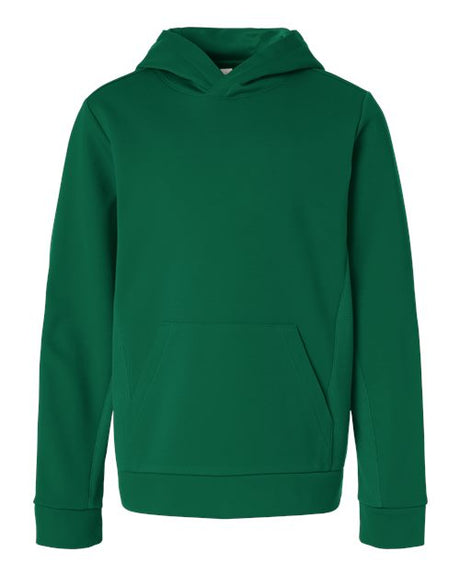 Team 365 Youth Squad Hooded Tech Fleece Pullover-1