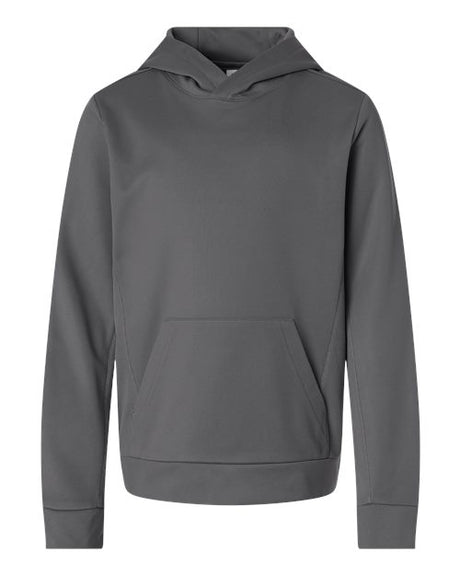 Team 365 Youth Squad Hooded Tech Fleece Pullover-1