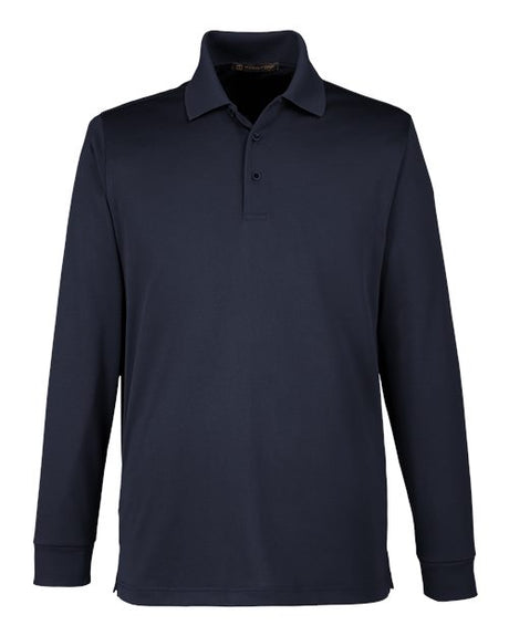 Harriton Men's Advantage Snag Protection Plus IL Long Sleeve Polo-1