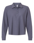 adidas Women's Beyond Long Sleeve Loose Polo-1