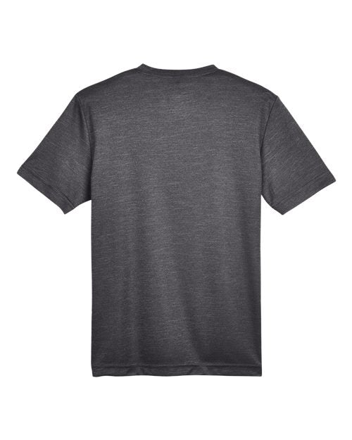 Team 365 Youth Sonic Heather Performance T-Shirt-2