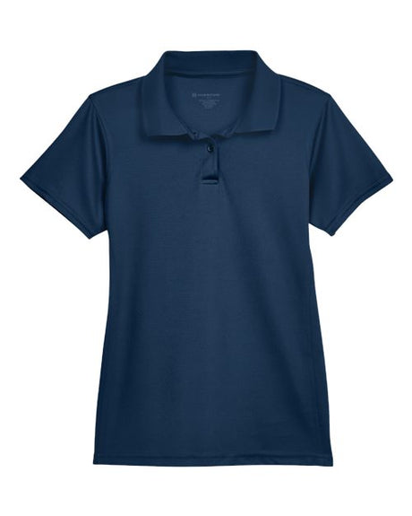 Harriton Women's Polyester Jersey Polo-1