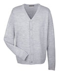 Harriton Men's Pilbloc V-Neck Button Cardigan Sweater