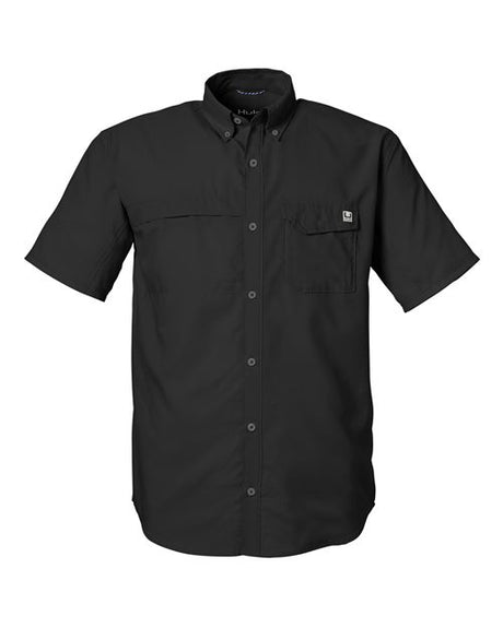 HUK Men's Tide Point Short Sleeve Shirt-1