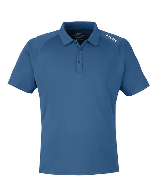 HUK Men's LoPro Solid Performance Polo-1