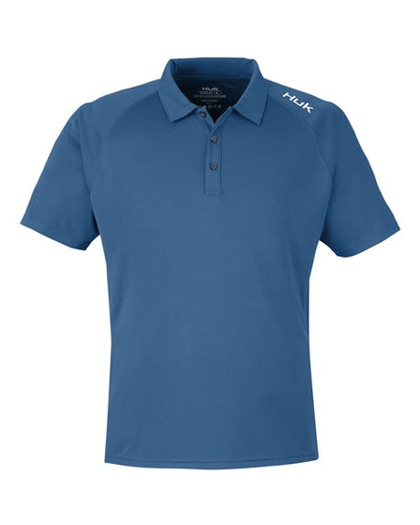 HUK Men's LoPro Solid Performance Polo-1